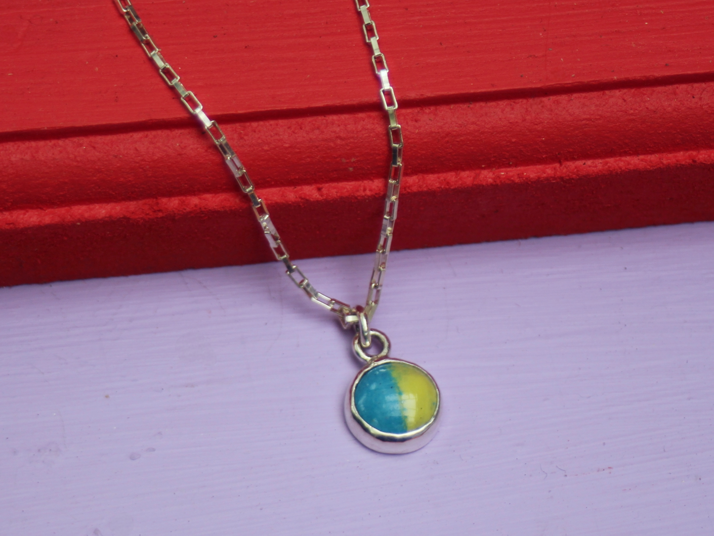 Moitié Necklace in Blue and Green