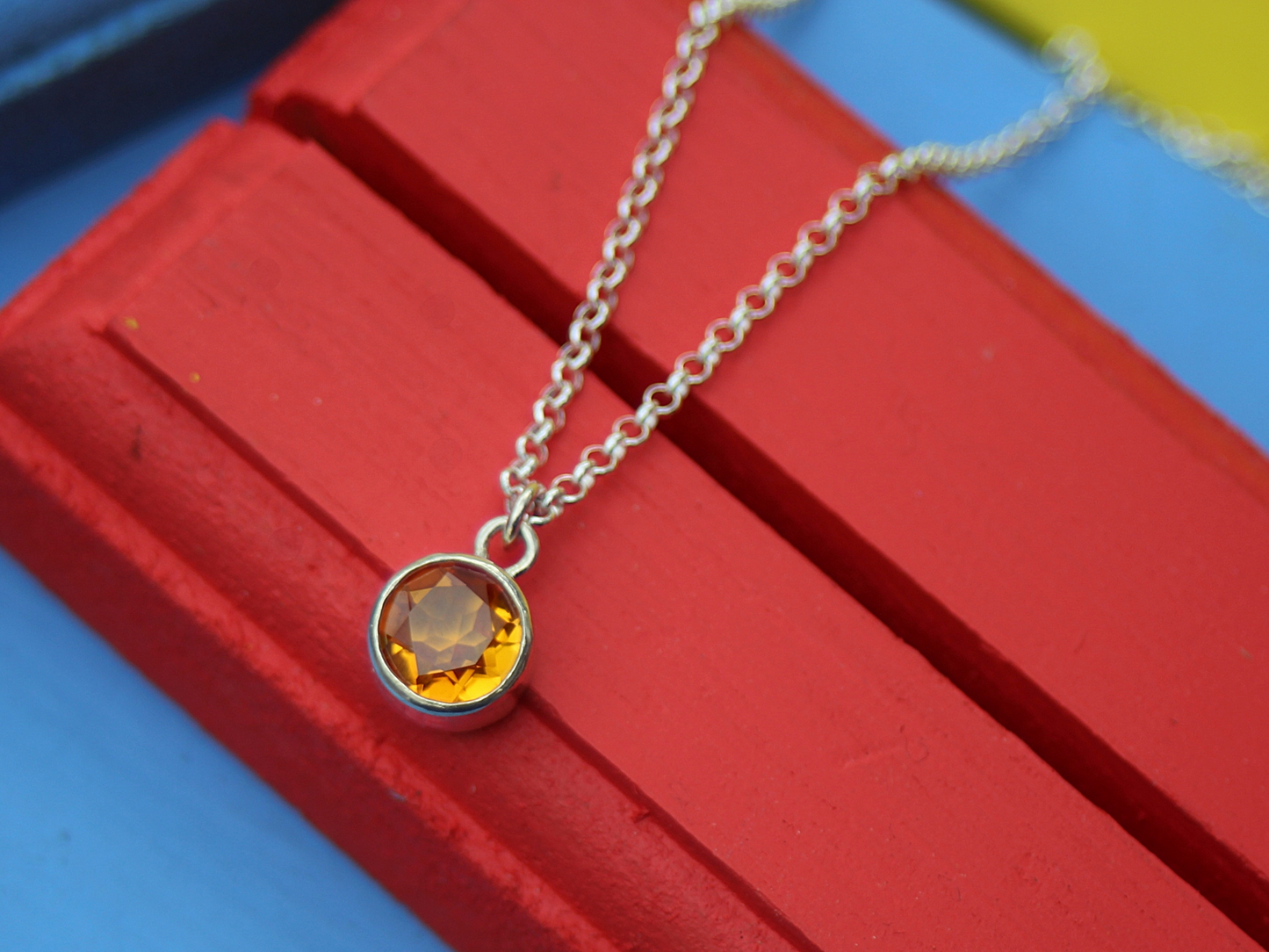 Soleil Necklace with Reclaimed Citrine