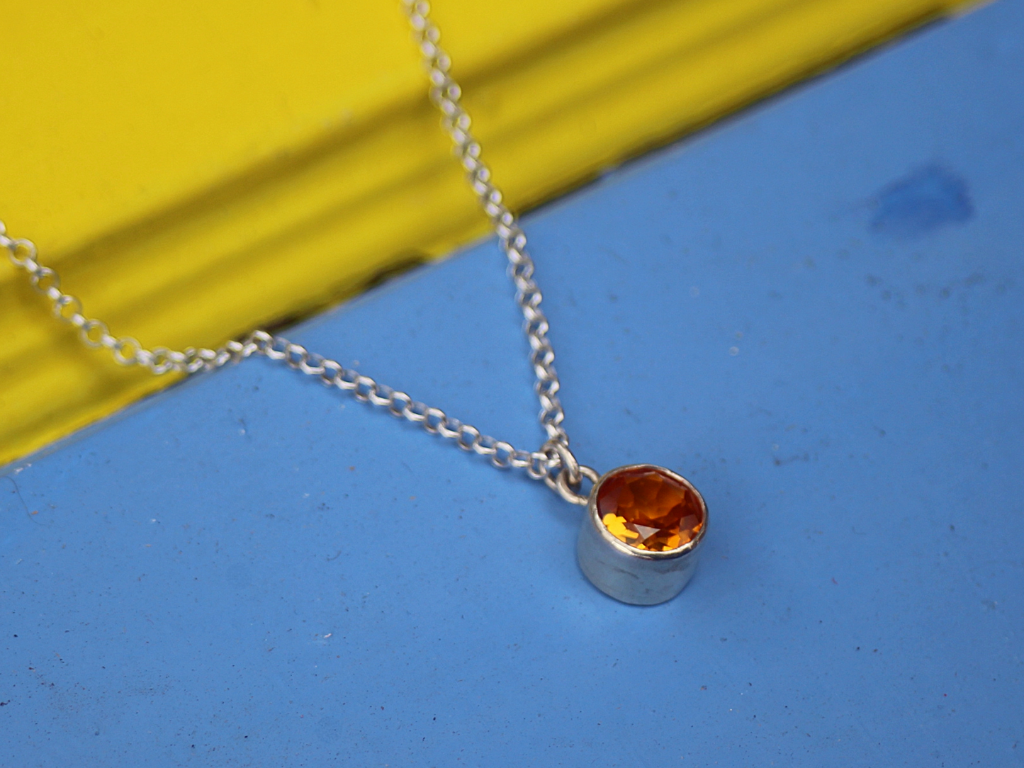 Soleil Necklace with Reclaimed Citrine